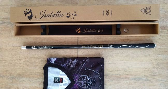 Tegek Isabella, tegek pancing atau joran reel, pilih mana