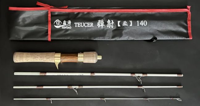 Streamrod fiber hollow, tegek pancing atau joran reel