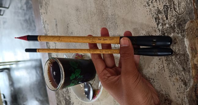 Perbandingan diameter ruas tegek XAR 220 dan 150 cm