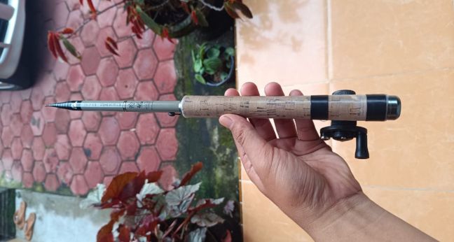 Review tegek Tenkara Tifai warna ruas abu-abu action lentur ringan untuk microfishing