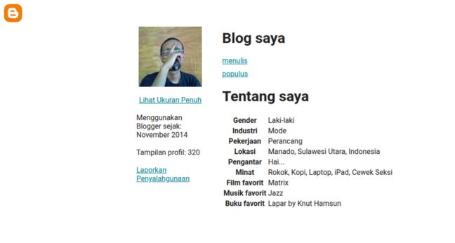Menemukan blog pribadi Amato Assagaf
