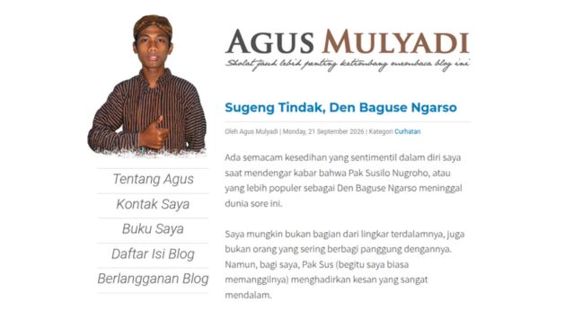Blog Agus Mulyadi