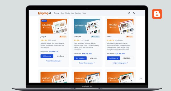 Penyedia template Blogger di Indonesia - Sugeng ID
