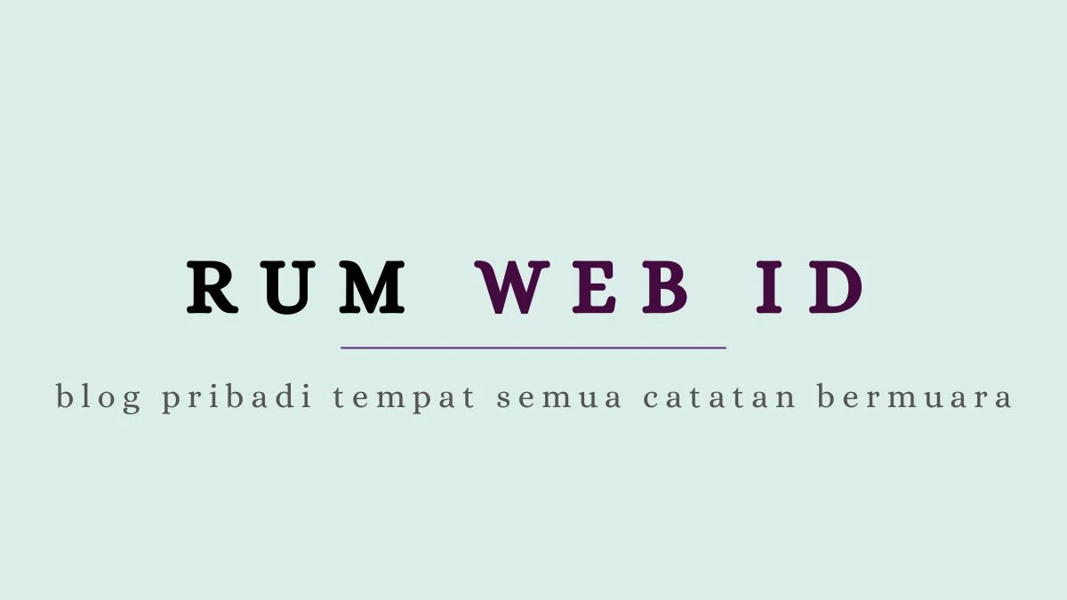 Blog pribadi bunga rampai catatan
